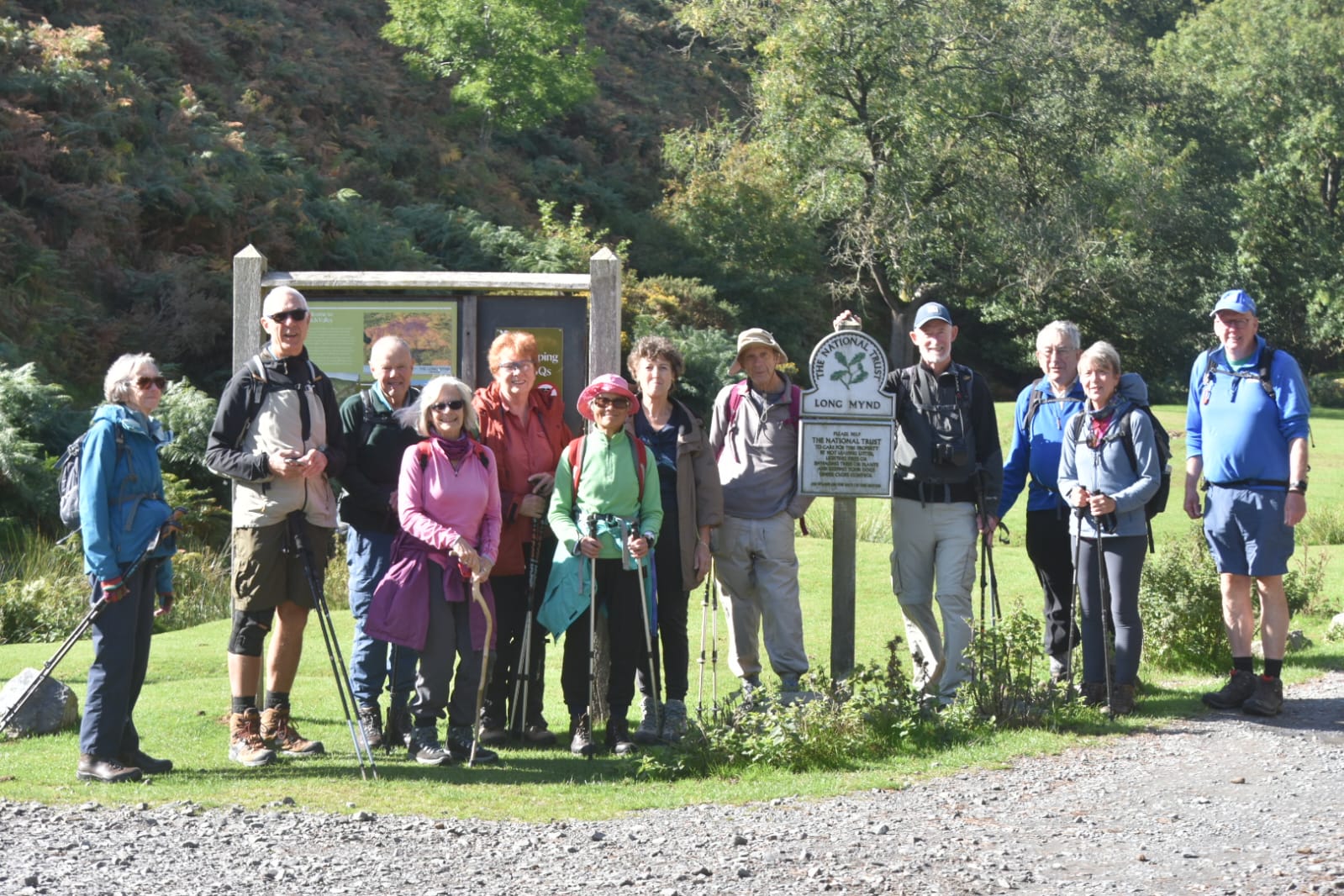 Shropshire Holiday entering the Longmynd
